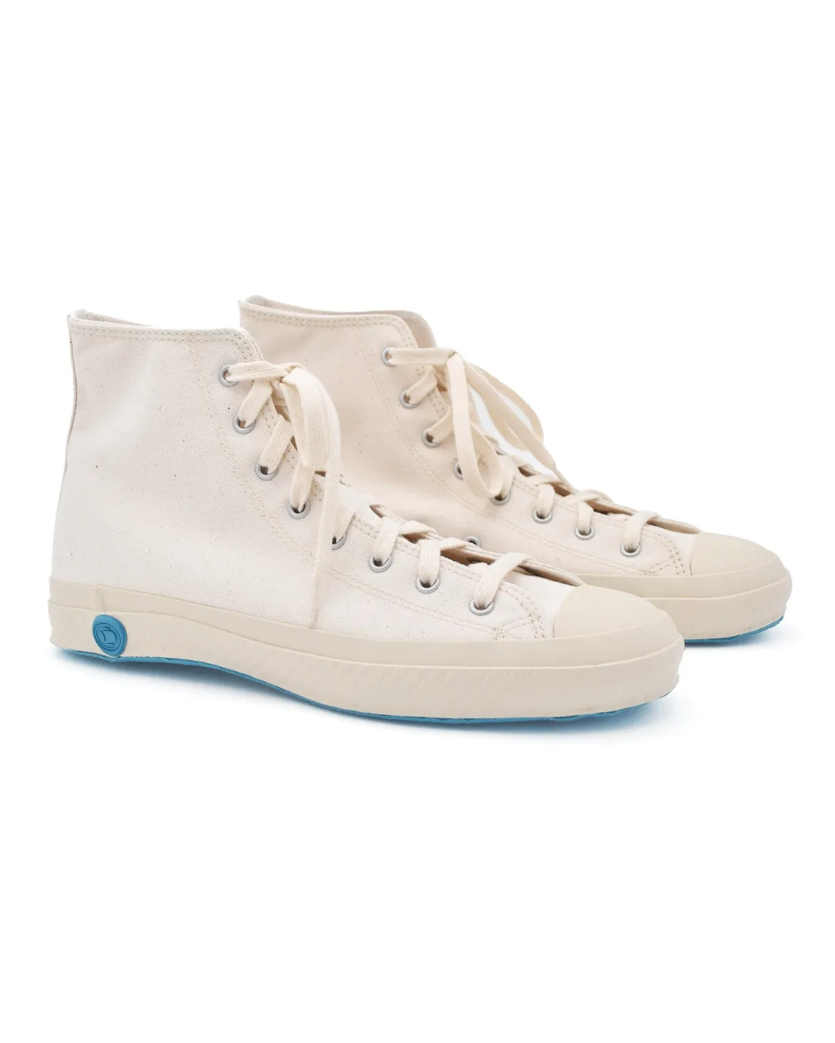 Zen Step Shoes Like Pottery Canvas Hi-Top Sneaker in Off White (Women's)