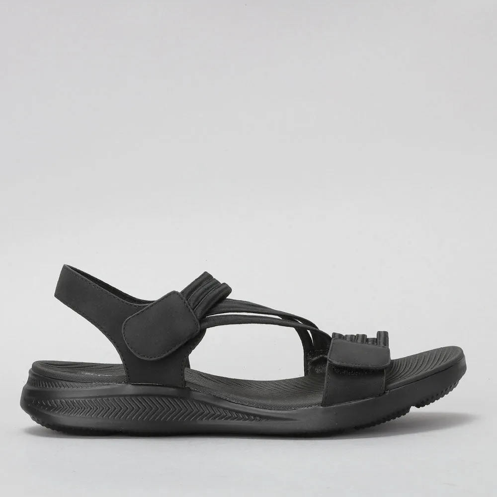 CC RESORTS FLORRIE BLACK BLACK Flat Sole