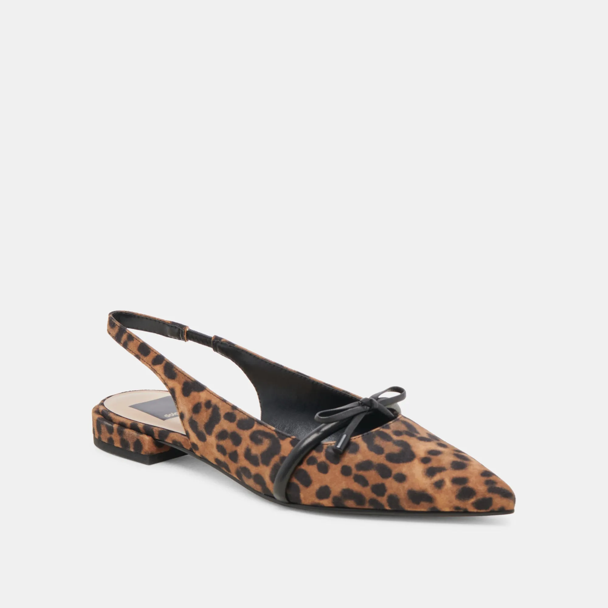 Loafer Style PAYGE FLATS LEOPARD SUEDE