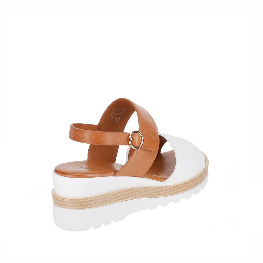 Toe Space Outing Fit LE SANSA TESS WHITE TAN
