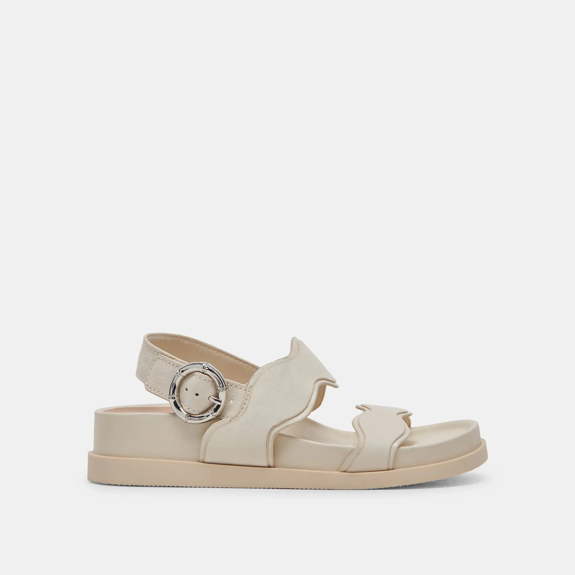 SINDY SANDALS IVORY NUBUCK No Stress Quick Dry Shoes