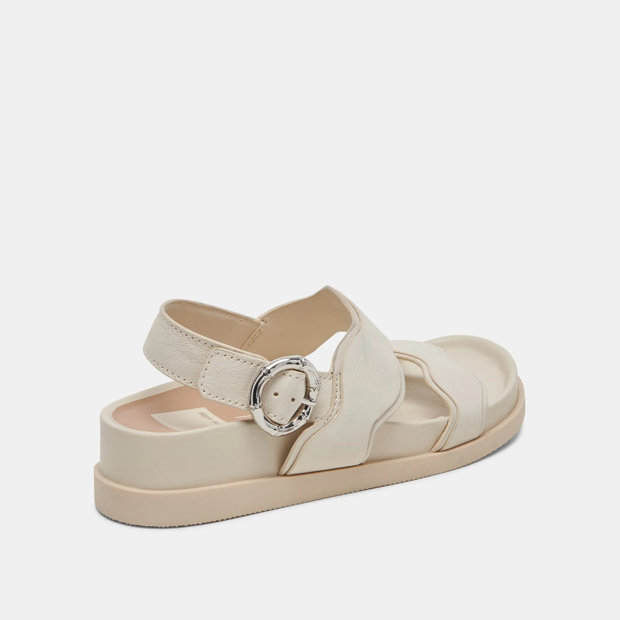 Yellow Warm SINDY SANDALS IVORY NUBUCK