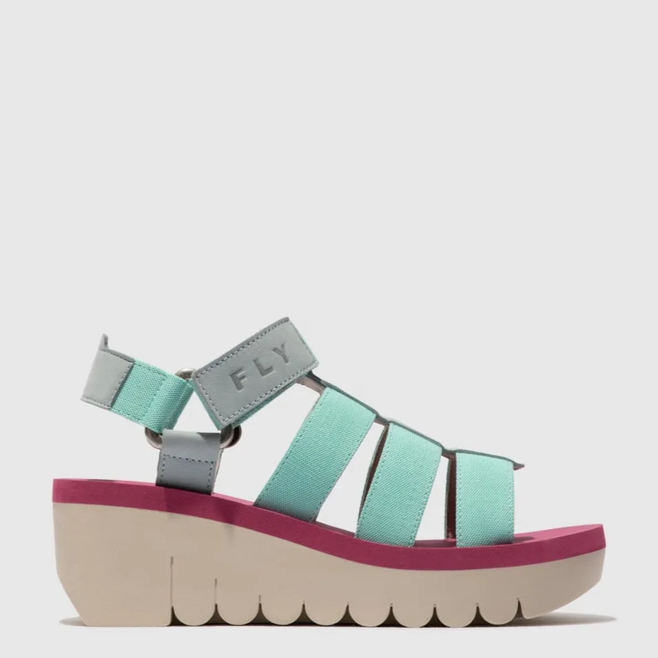 FLY LONDON YOJI SKY BLUE SPEARMINT LILAC Vacation Trip