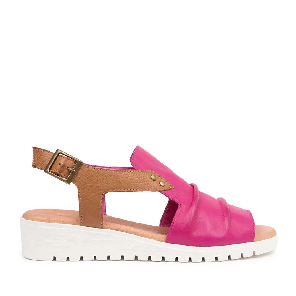 DJANGO & JULIETTE MADIS FUCHSIA DK TAN Grip Support Walk Control
