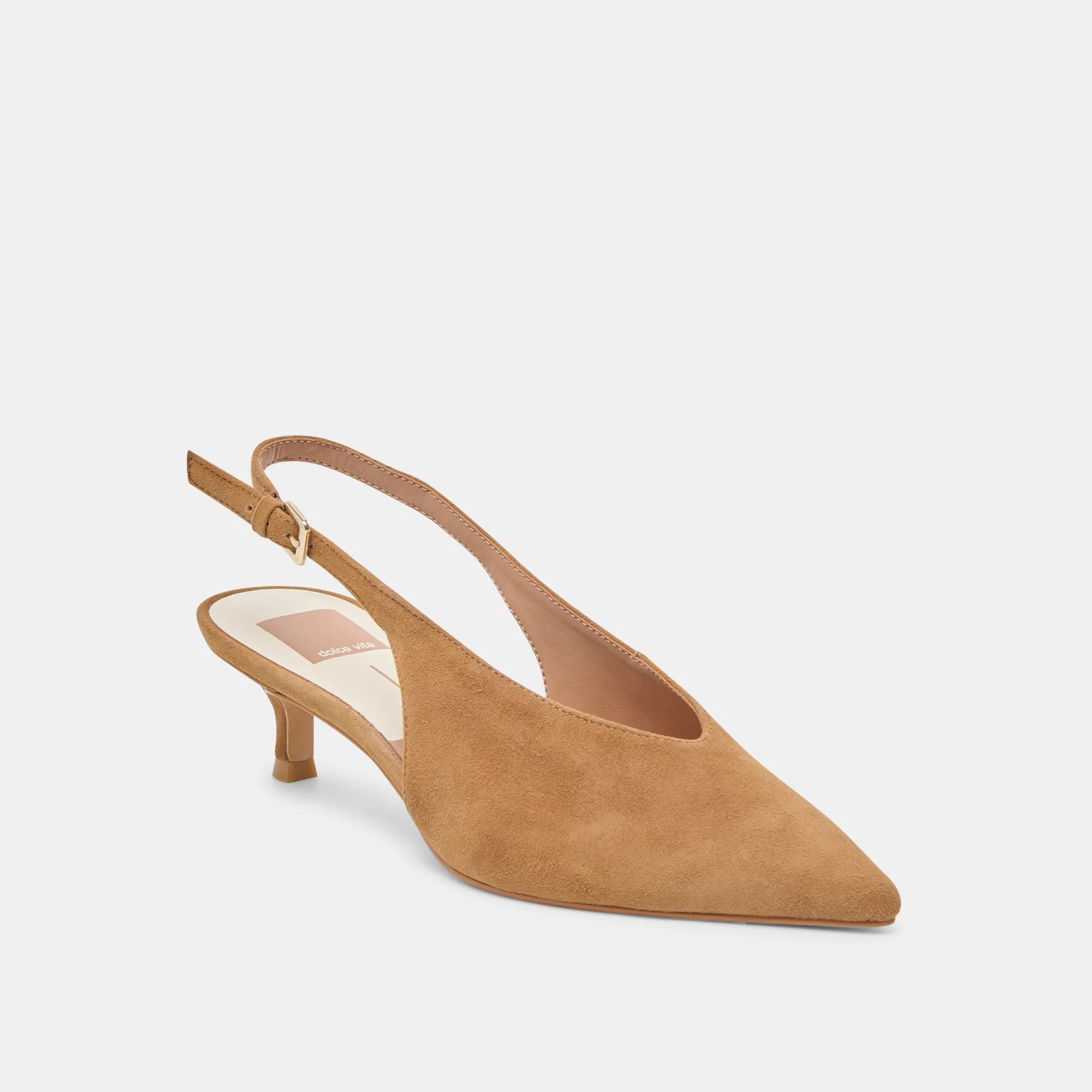 ALENNA HEELS LT BROWN SUEDE Wedding Day Stilettos