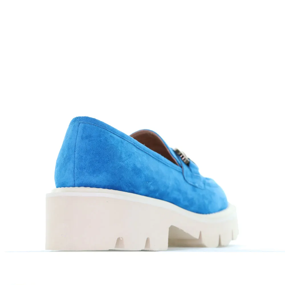 Cushy Comfort TAMARA LONDON PARGO TEAL SUEDE
