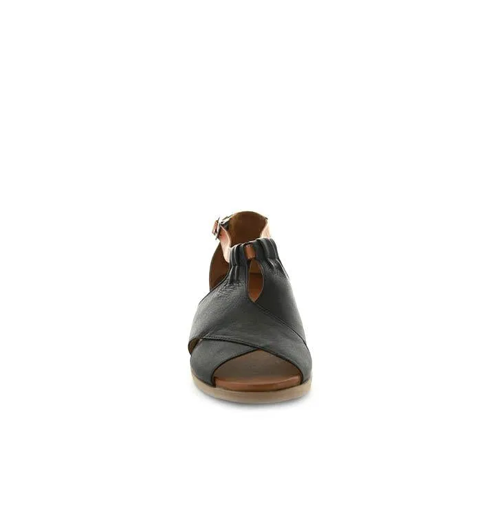 material - type LE SANSA DIGBY BLACK TAN