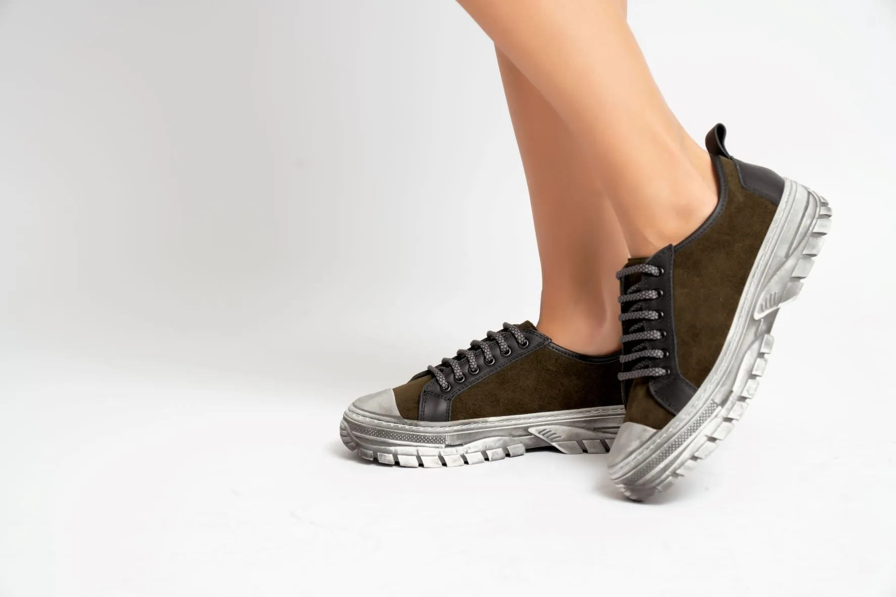 LE SANSA ROCKY FOREST GREEN High-Traction Sole