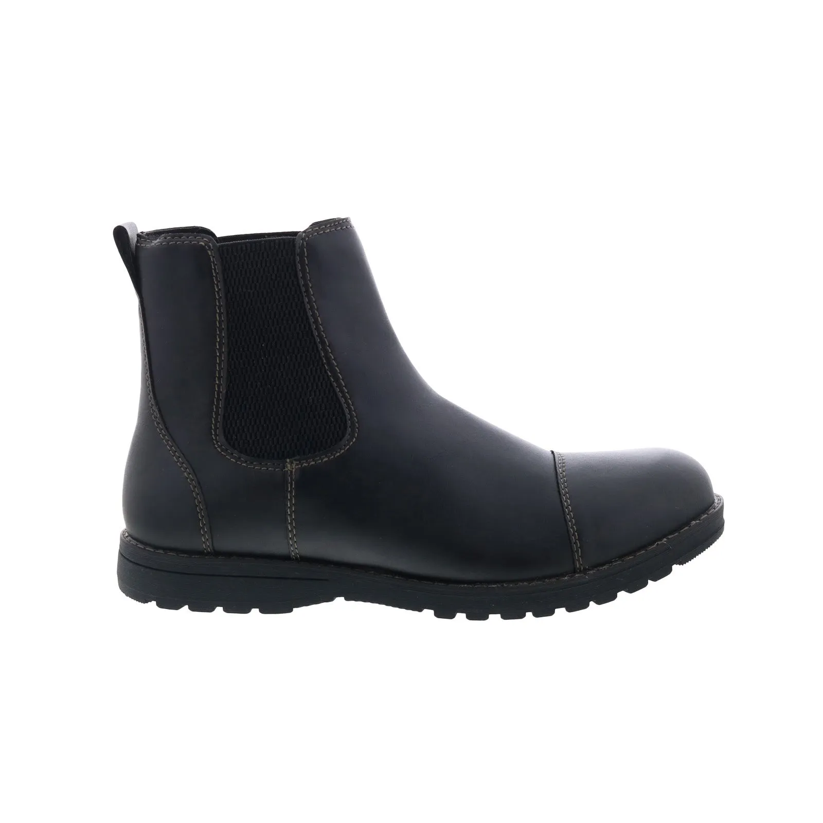 Music Fan Frost Season Eastland Drew Twin Gore 4715-01 Mens Black Synthetic Slip On Chelsea Boots