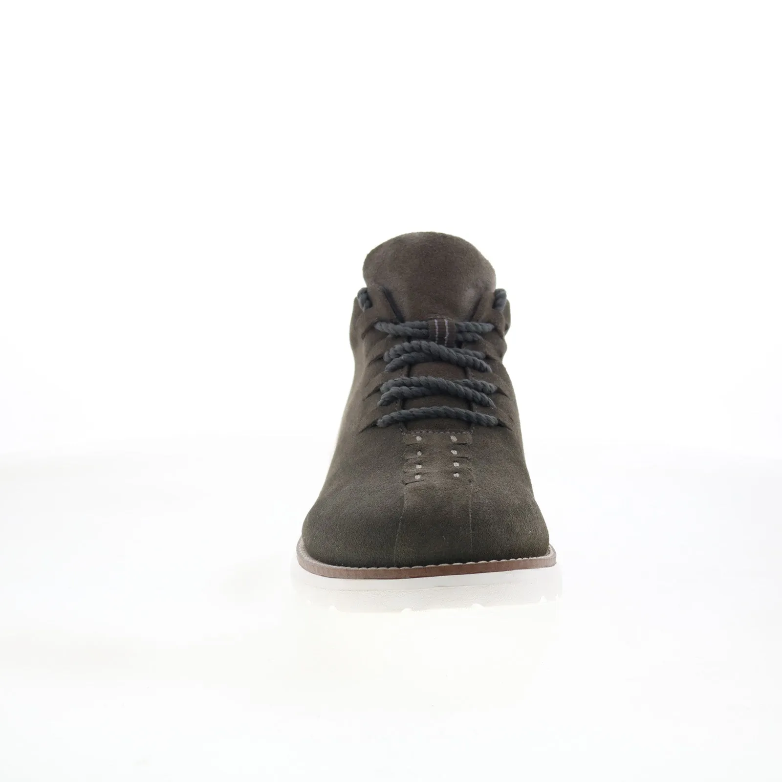 Dingo Ankle Half Pipe DI-306 Mens Gray Suede Lace Up Ankle Boots Stability Base