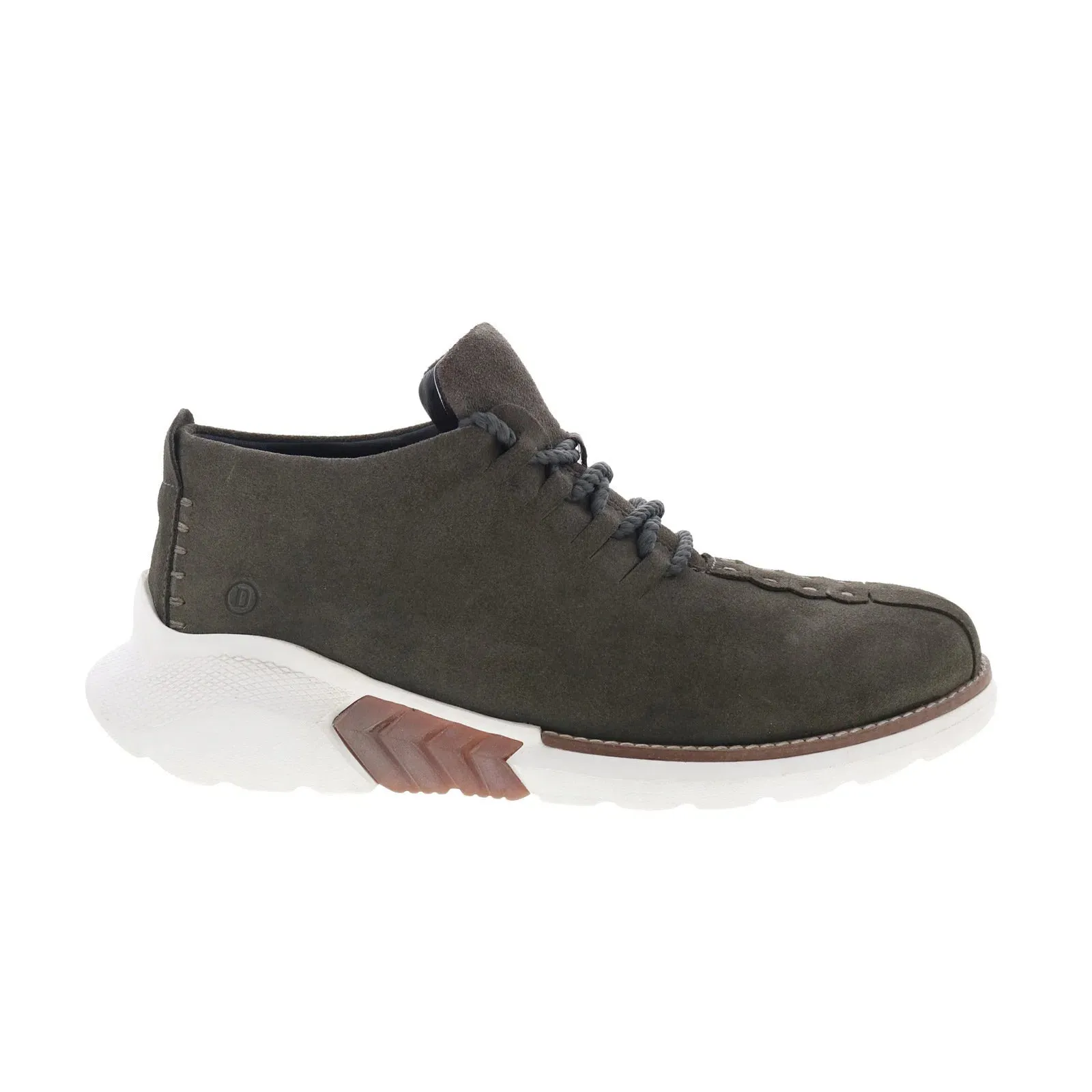 Dingo Ankle Half Pipe DI-306 Mens Gray Suede Lace Up Ankle Boots Comfortable Stretch