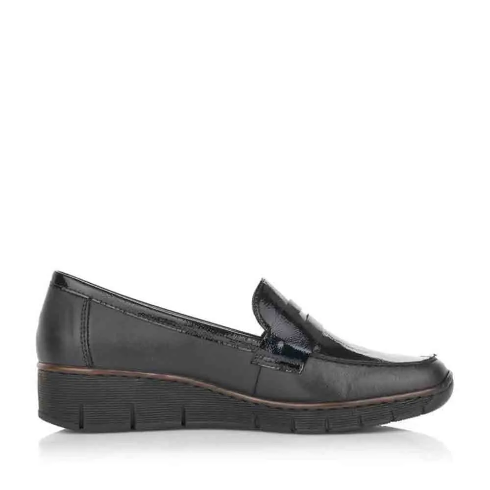 Quick Walk Shoes RIEKER 53732-00 BLACK