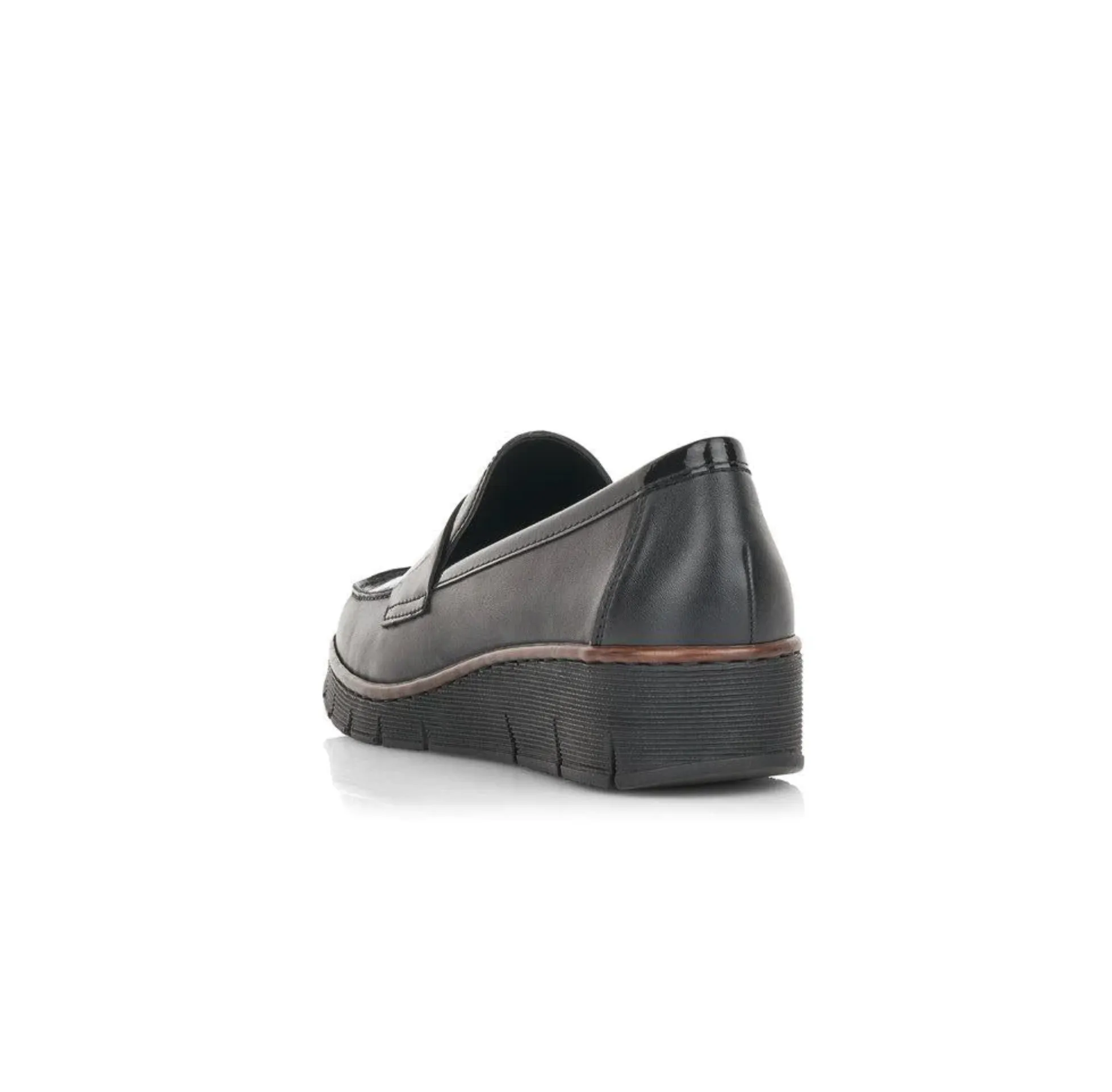 Effortless Travel Shoes City Comfort RIEKER 53732-00 BLACK