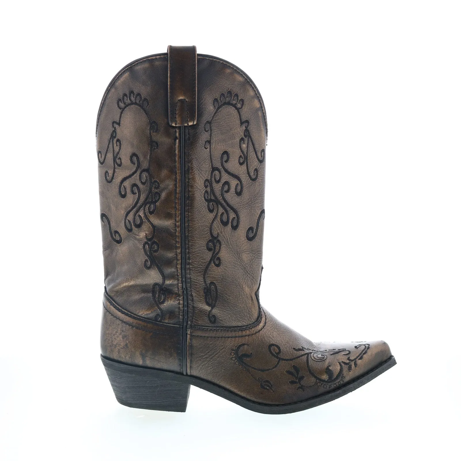 Smoky Mountain Boots Marilyn Snip Toe 111318-029 Womens Brown Western Boots Comfortable Heel