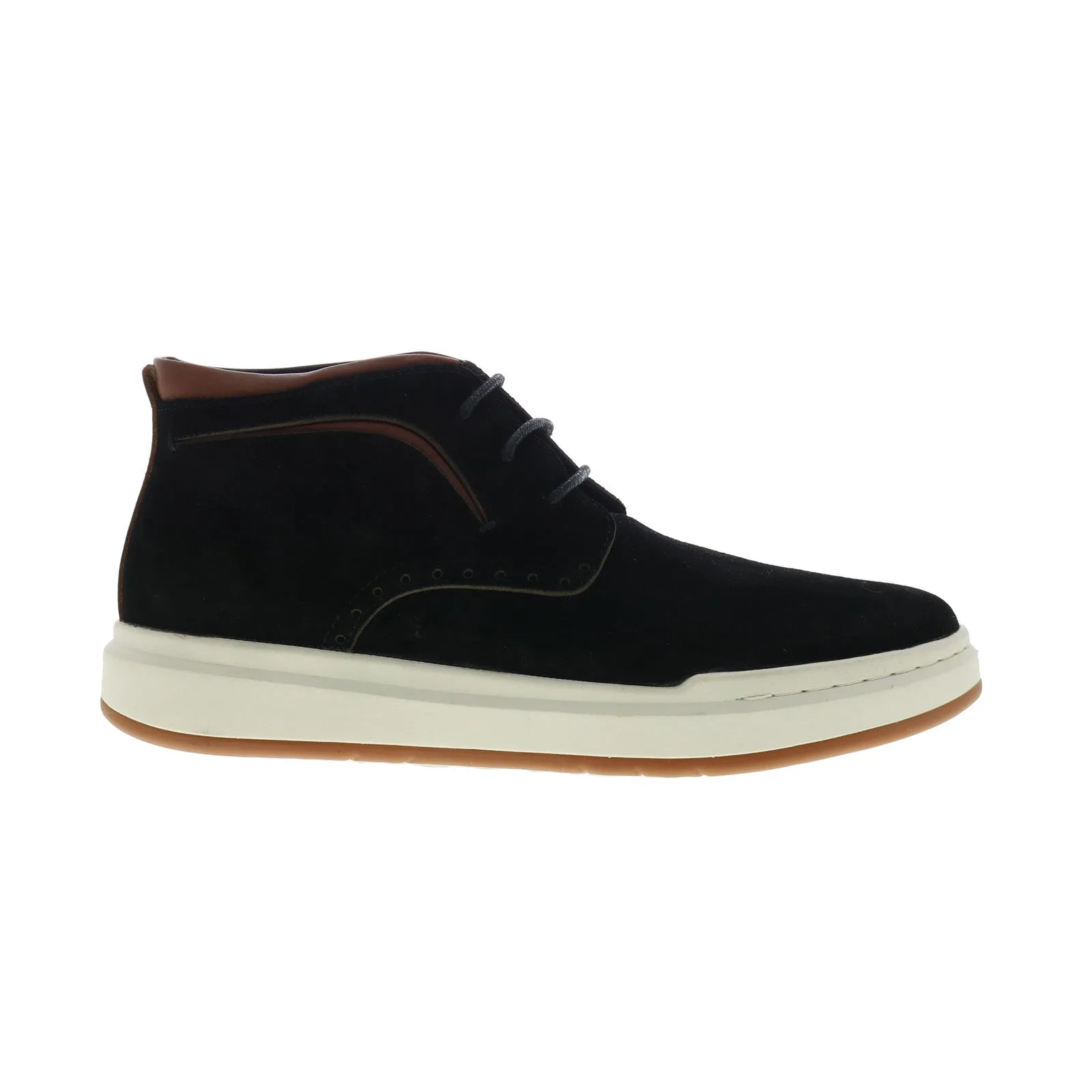 slip-resistant Stacy Adams Corbin 25482-008 Mens Black Leather Lace Up Chukkas Boots