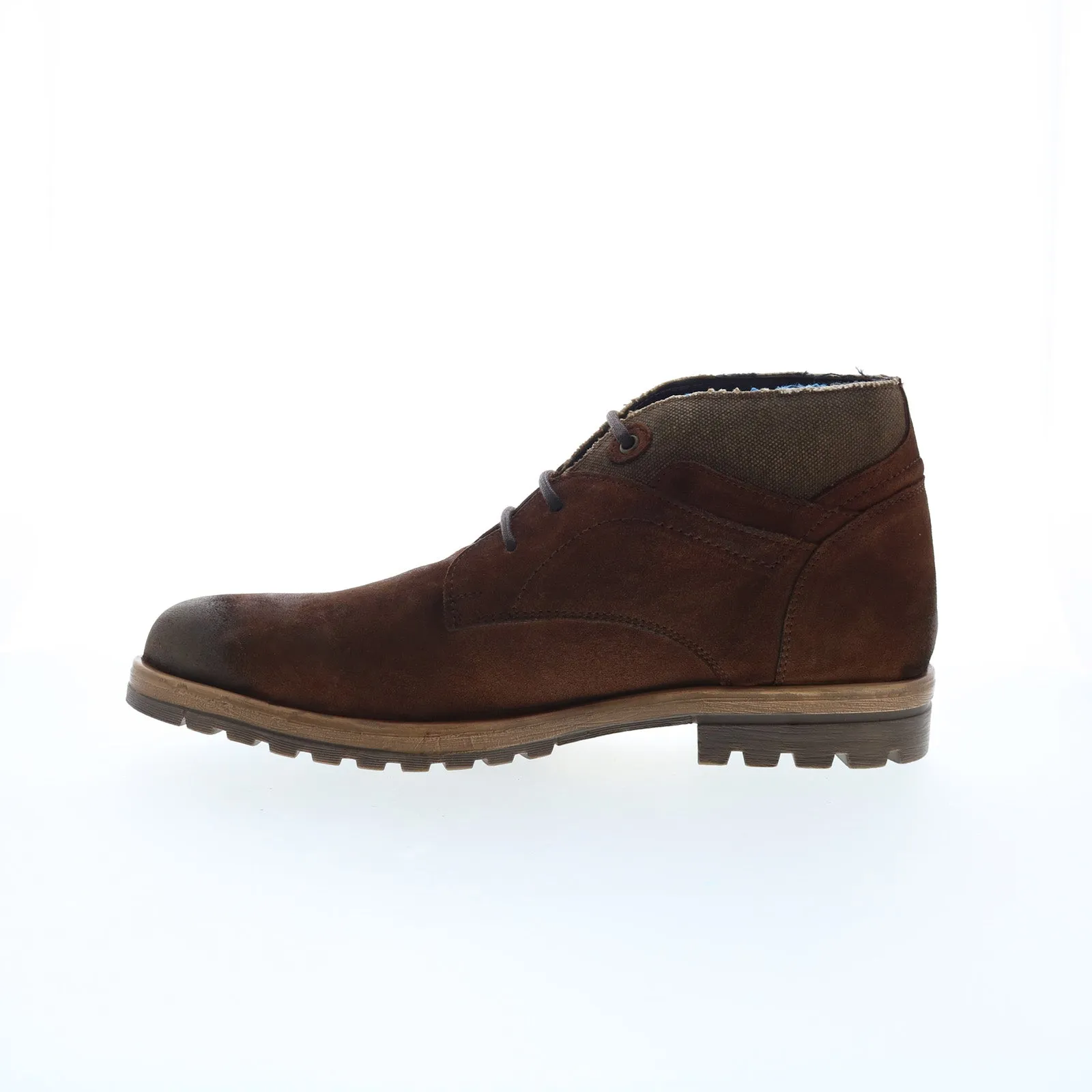 Testosterone York Town T94720 Mens Brown Suede Lace Up Chukkas Boots Anti-odor technology