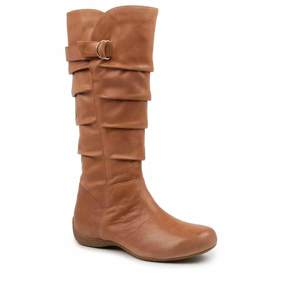 ZIERA XAIDER TAN Buckle Closure Soft outsole