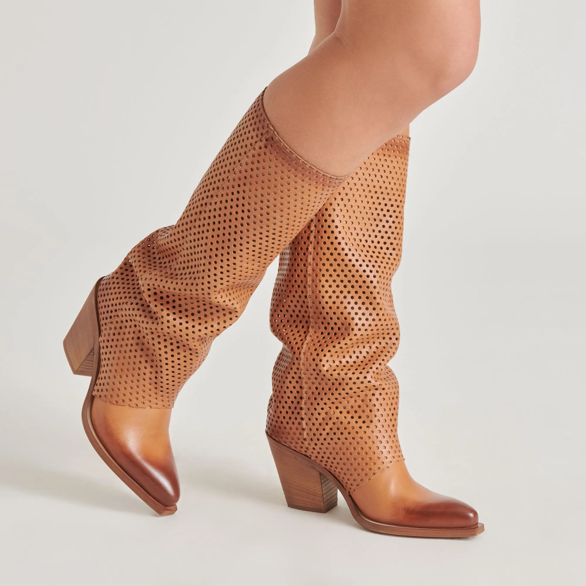 BOONE BOOTS COGNAC LEATHER Well-fitted Extreme Comfort