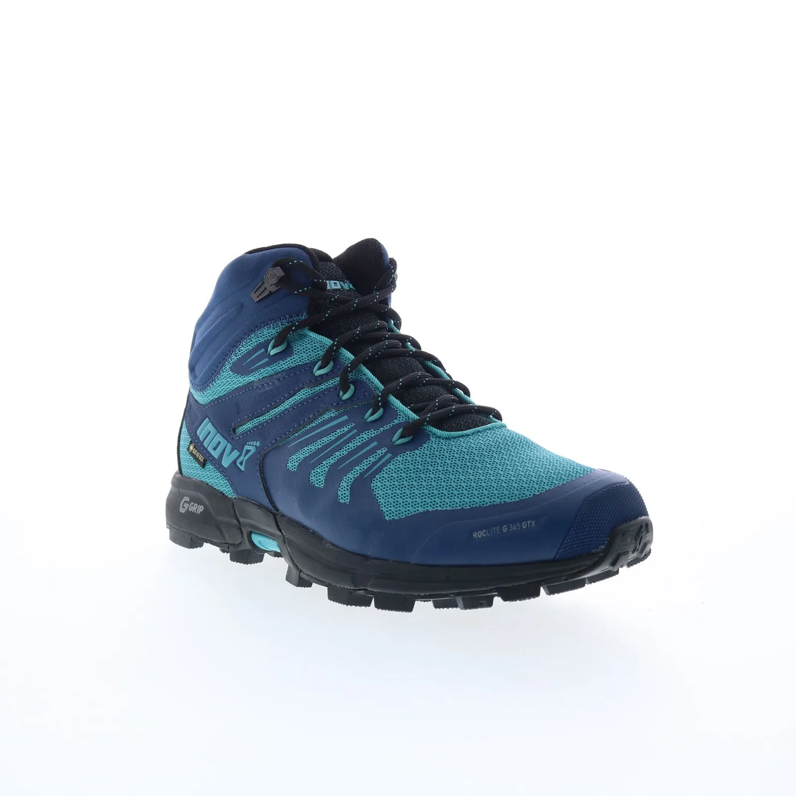 Inov-8 Roclite G 345 GTX V2 001072-TLNY Womens Blue Synthetic Hiking Boots fashionable footwear Outdoor Mission
