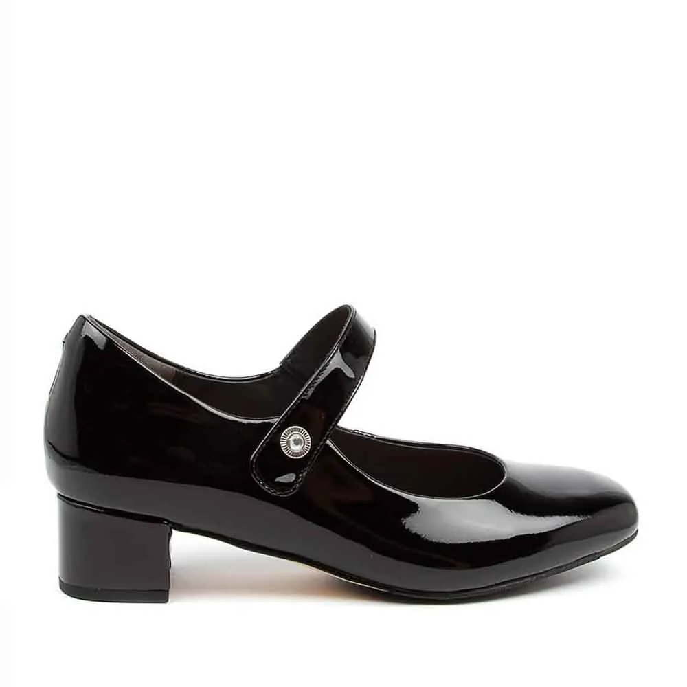 Durable Build ZIERA KITTY BLACK PATENT