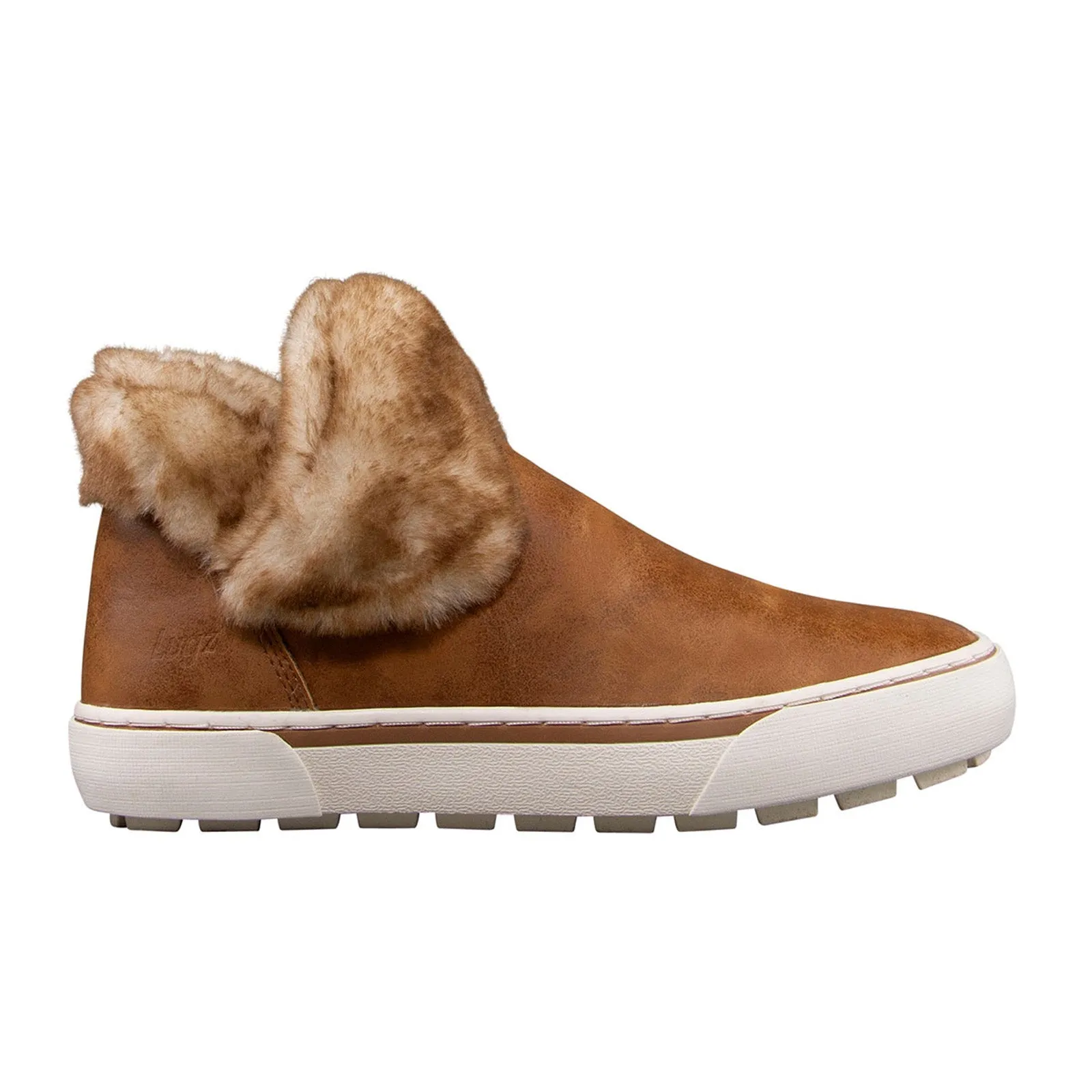 All Day Comfort Sleek Construction Lugz Sprig WSPRID-2283 Womens Brown Synthetic Slip On Ankle & Booties Boots