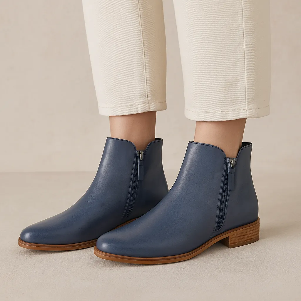 Comfortable Boots ZIERA SKYLARS NAVY
