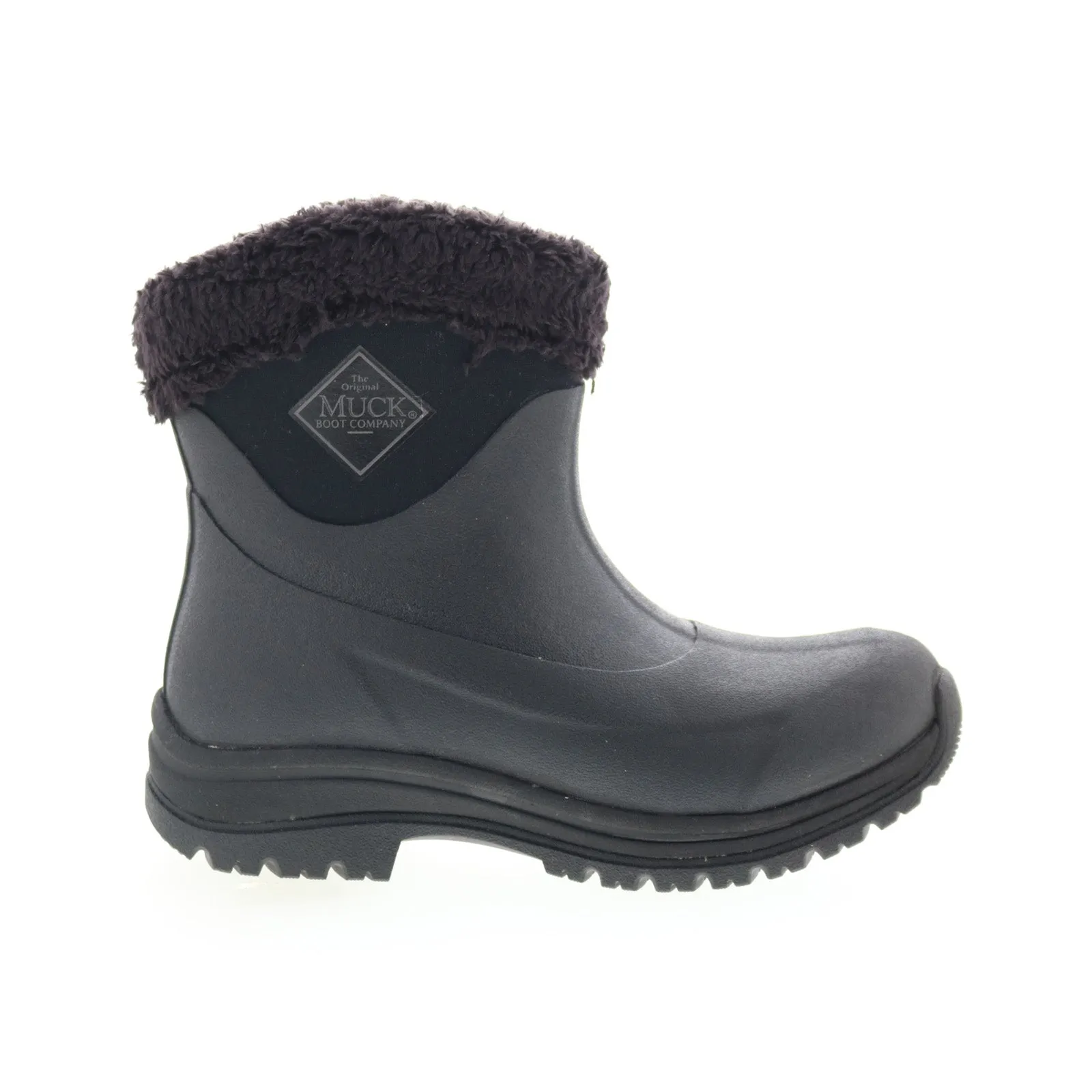 Original Muck Arctic Apres Slip-On AP8000 Womens Black Synthetic Winter Boots Coffee Shop Outback Travel