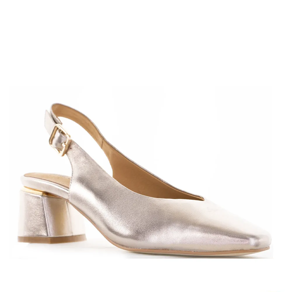 BELLE SCARPE RECORD PALE GOLD City Vibe
