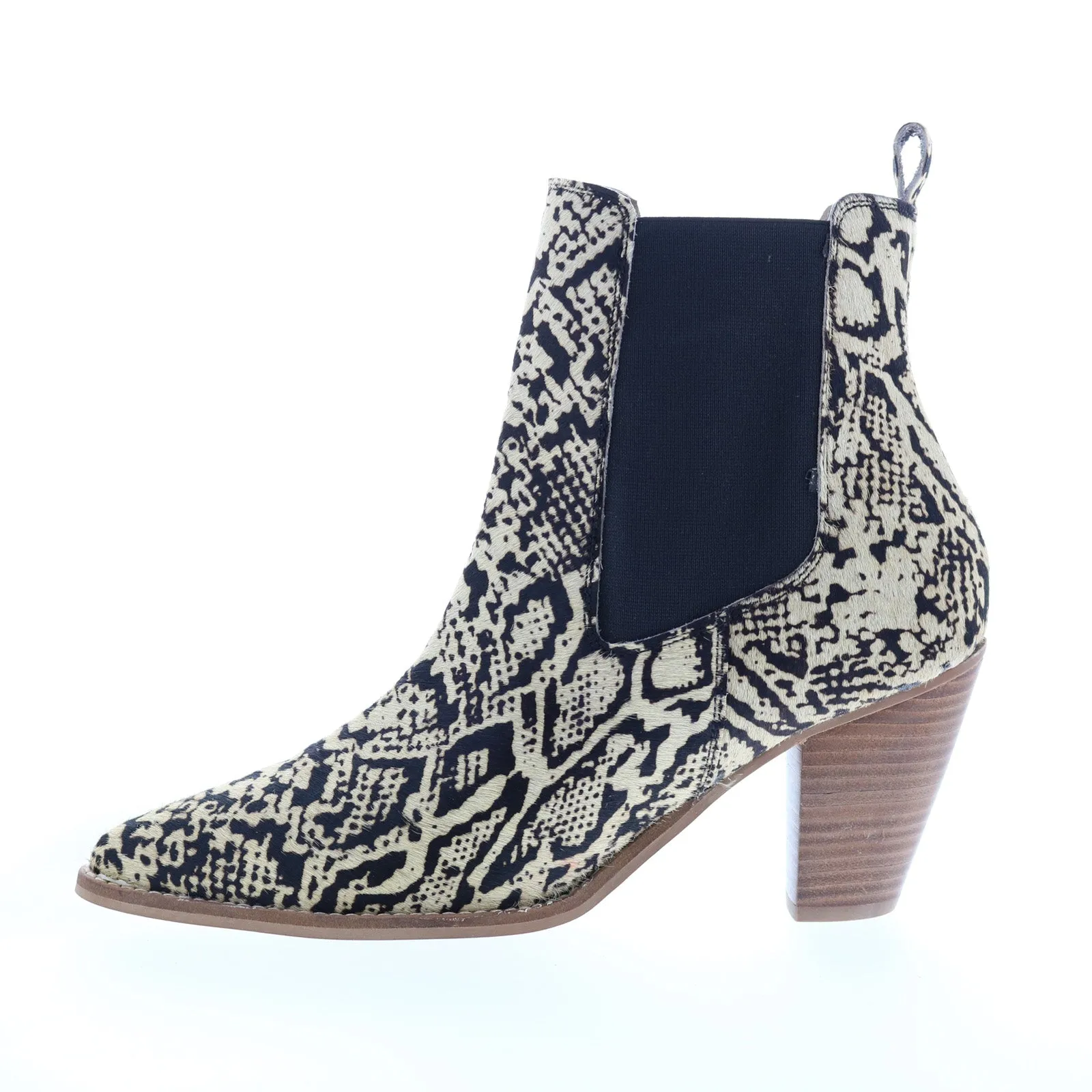 Outdoor Daily Diba True Sound Off 27520 Womens Beige Leather Slip On Ankle & Booties Boots