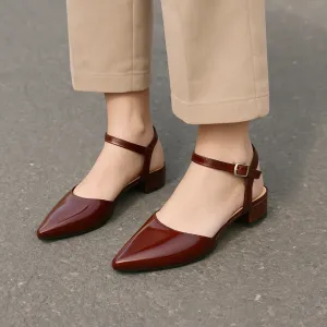 LE SANSA CORALIE MERLOT PATENT Dry Fit
