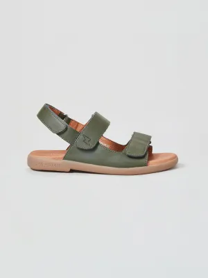 City Vibe Flex Motion Solar Junior Strap Sandal Khaki