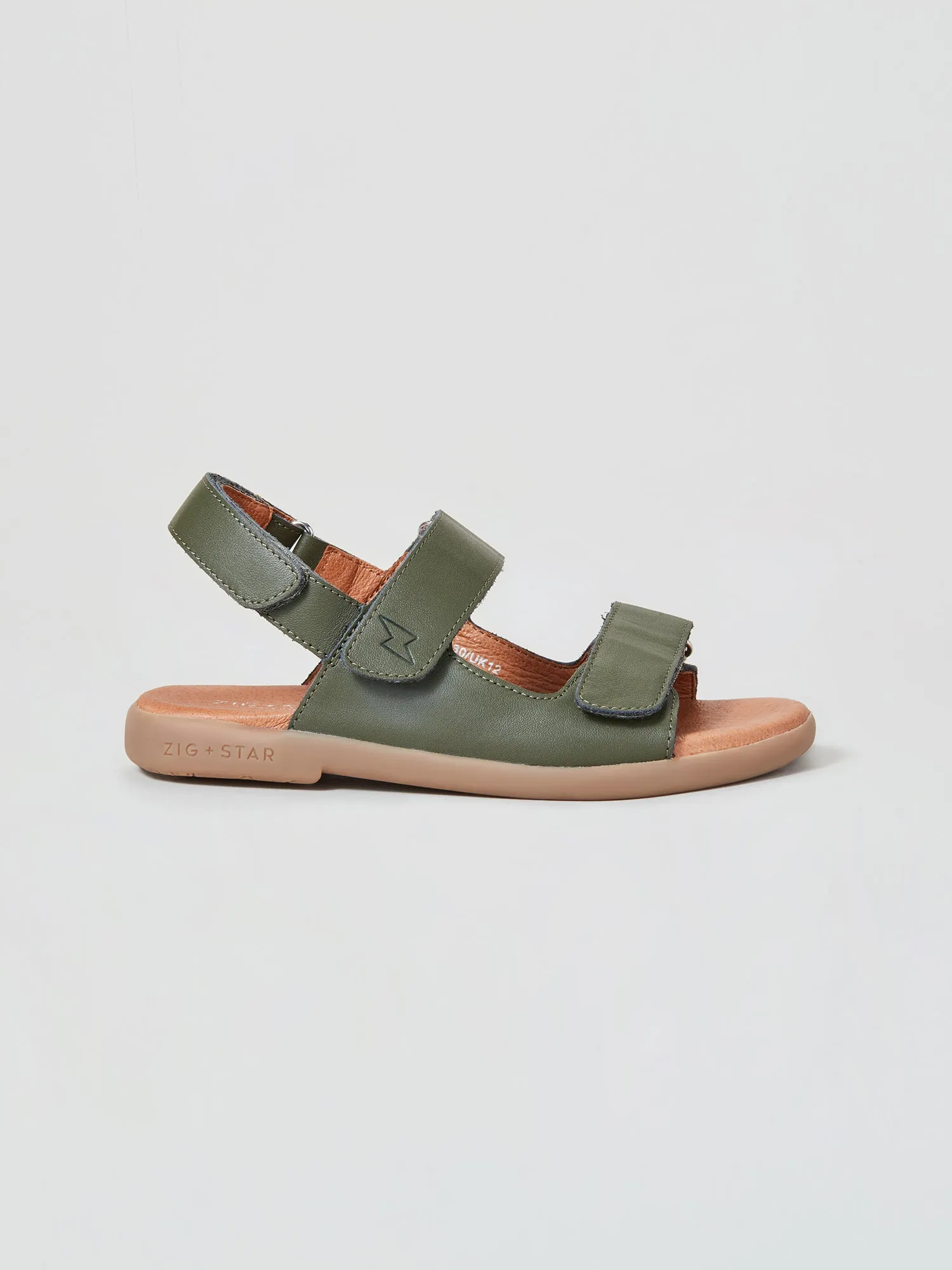 Nude Calm Solar Junior Strap Sandal Khaki