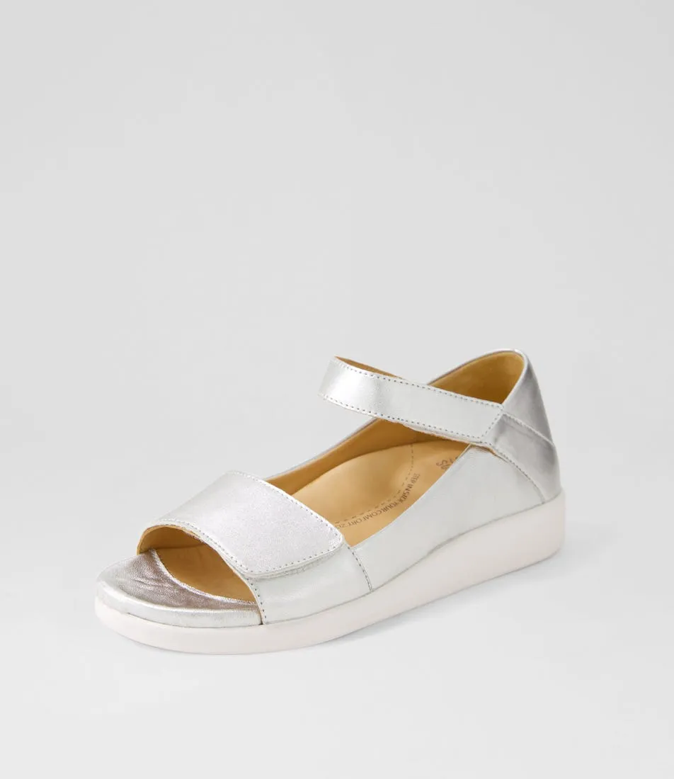 ZIERA ISOLDE SILVER Good Weather Easy Slip-On