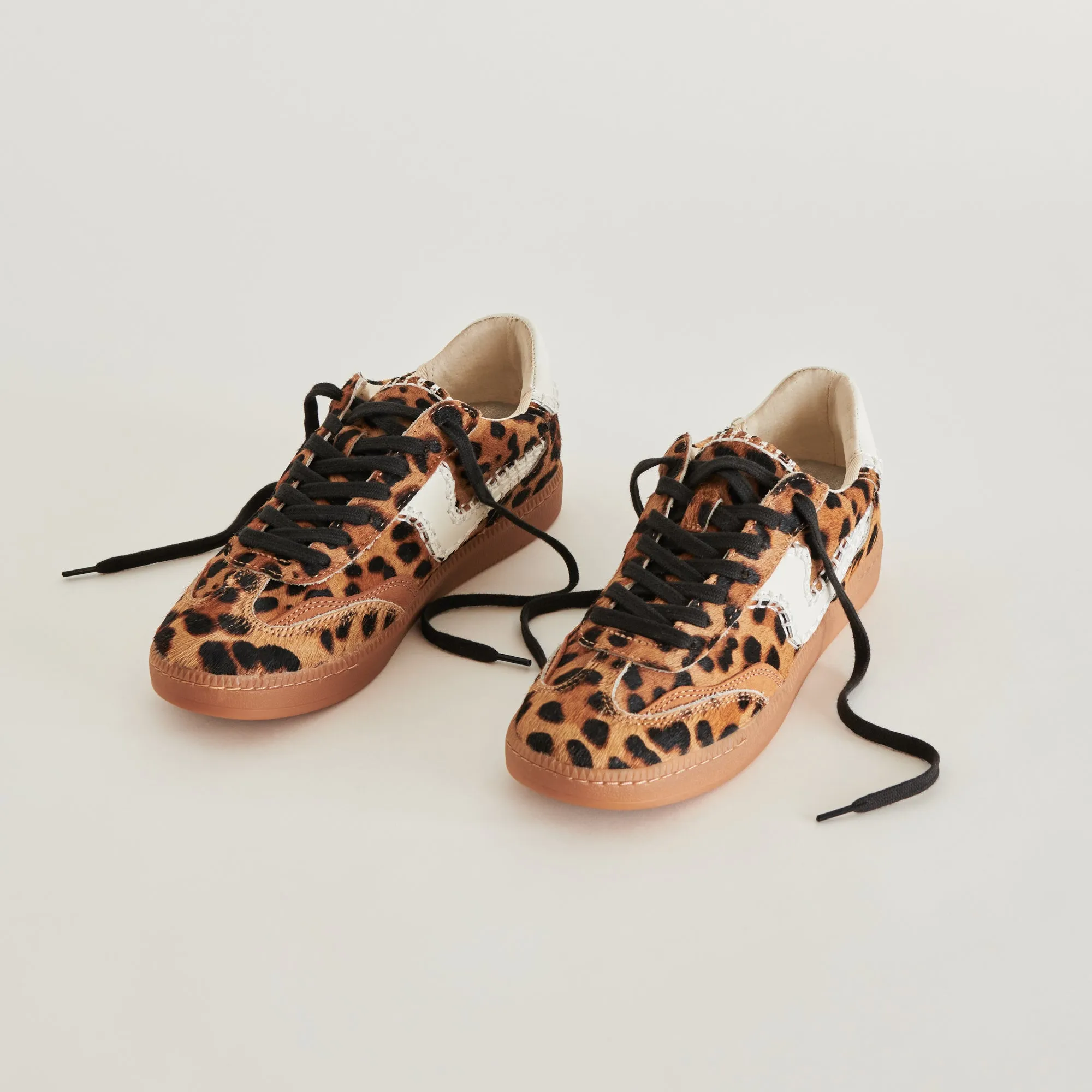 Active Steps Casual Elegance NOTICE STITCH SNEAKERS DK LEOPARD CALF HAIR