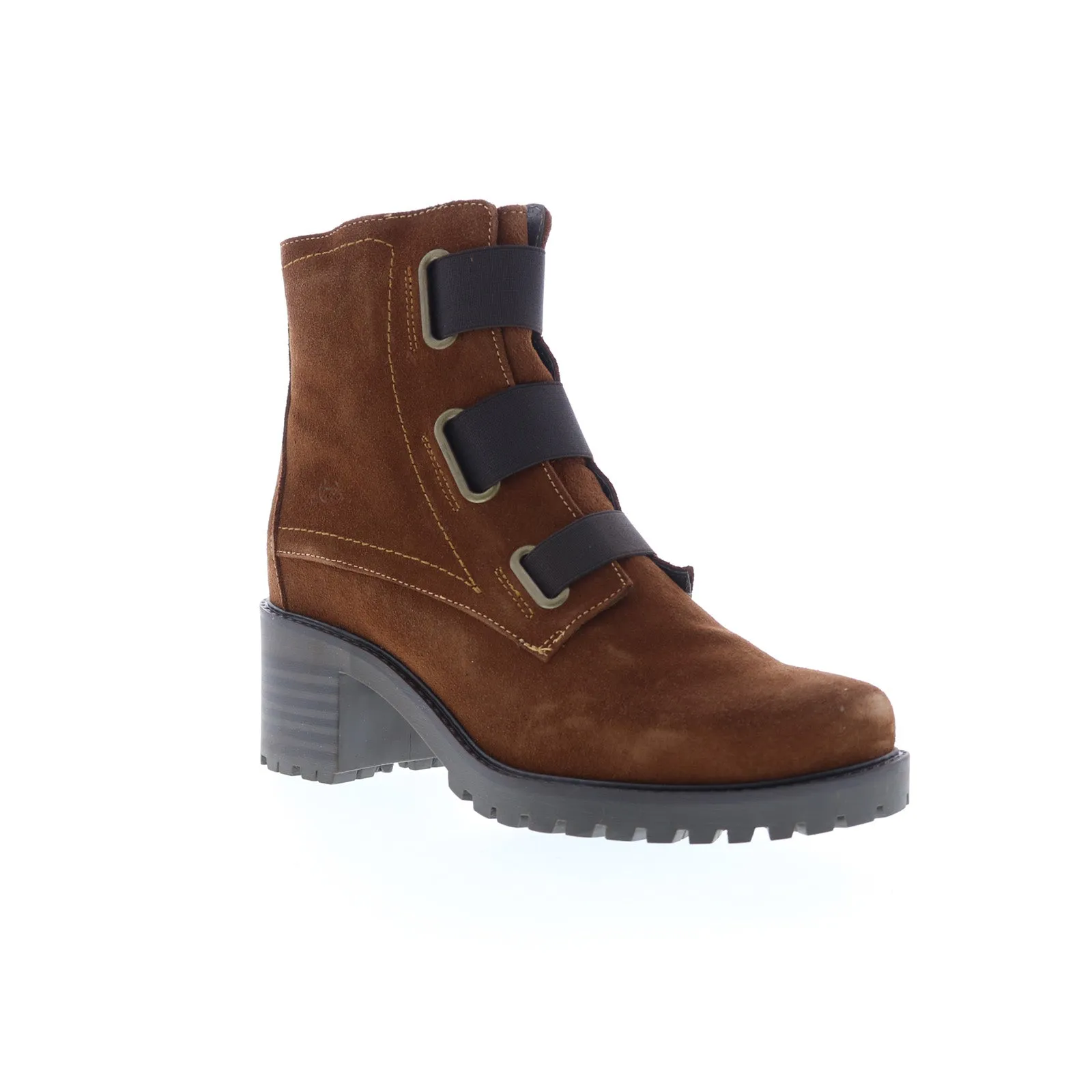 Art Gallery Warm Insulation Bos. & Co. Indie Womens Brown Suede Zipper Casual Dress Boots