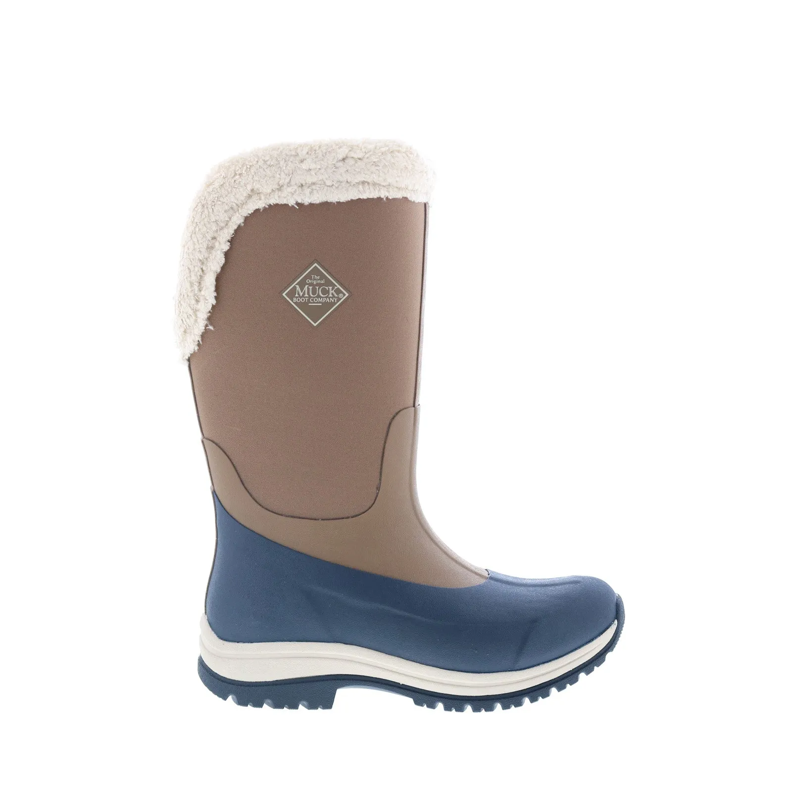 Original Muck WAT201 Womens Blue Synthetic Slip On Winter Boots Arch support