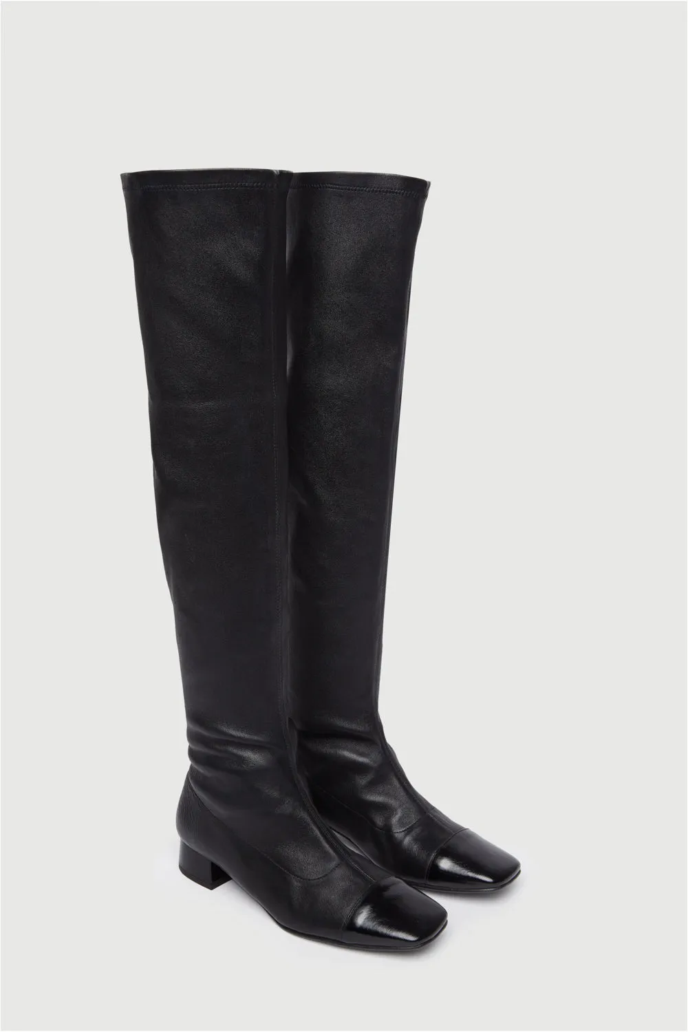 Kendall Boots in Black Leather Practical Choice Chill Weather