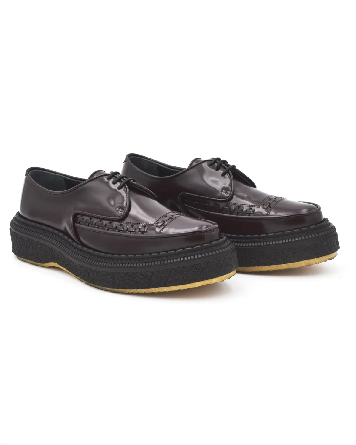 Adieu Type 101 Burgundy Crepe Sole Brogue Office Cool