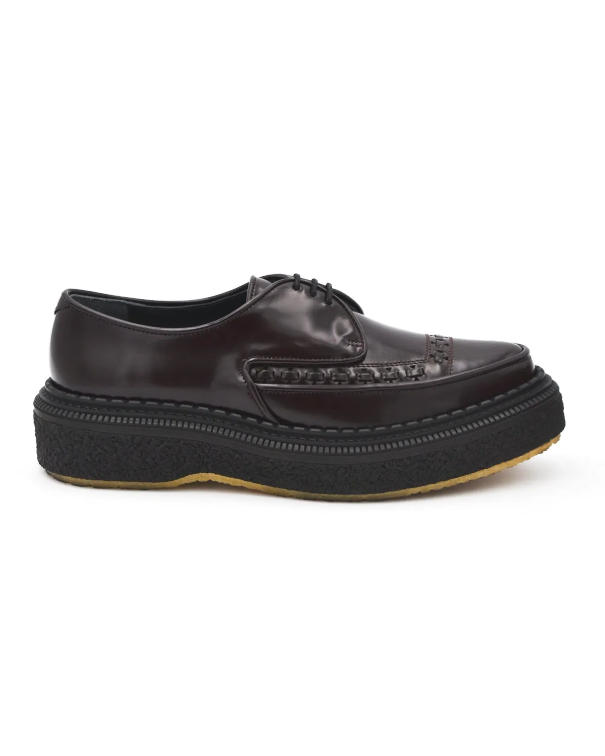 Cushioned Insole Adieu Type 101 Burgundy Crepe Sole Brogue