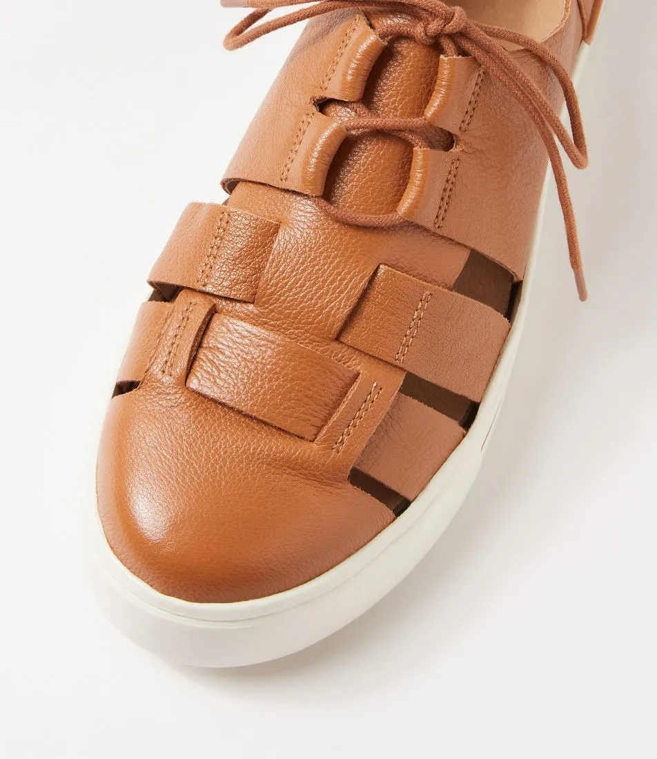 Breathable mesh Vintage Mood ZIERA ABRIELE DK TAN