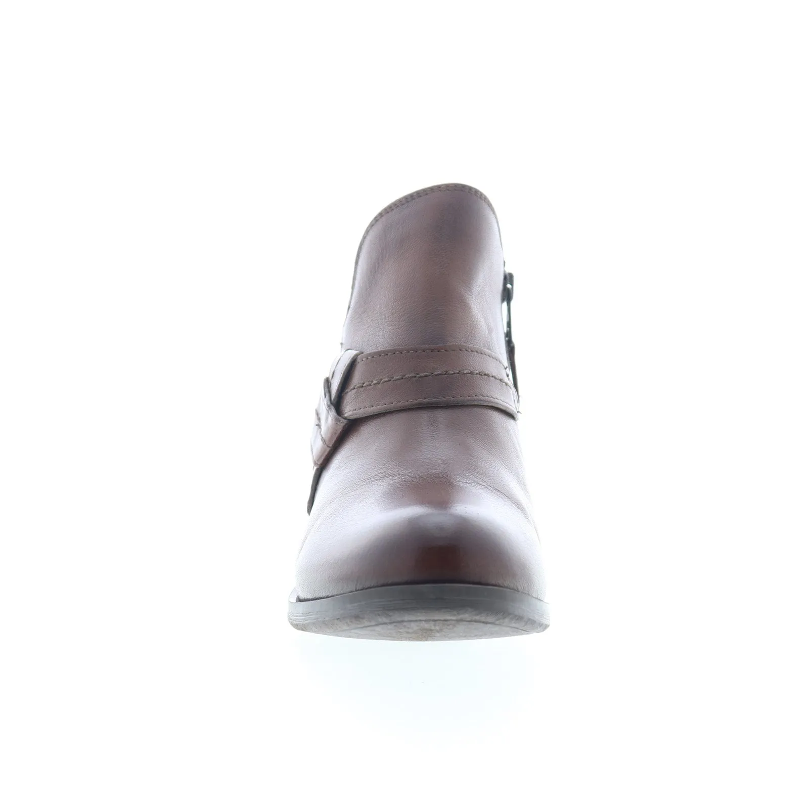Miz Mooz Bennet Womens Brown Leather Zipper Ankle & Booties Boots Premium Quality soft feel