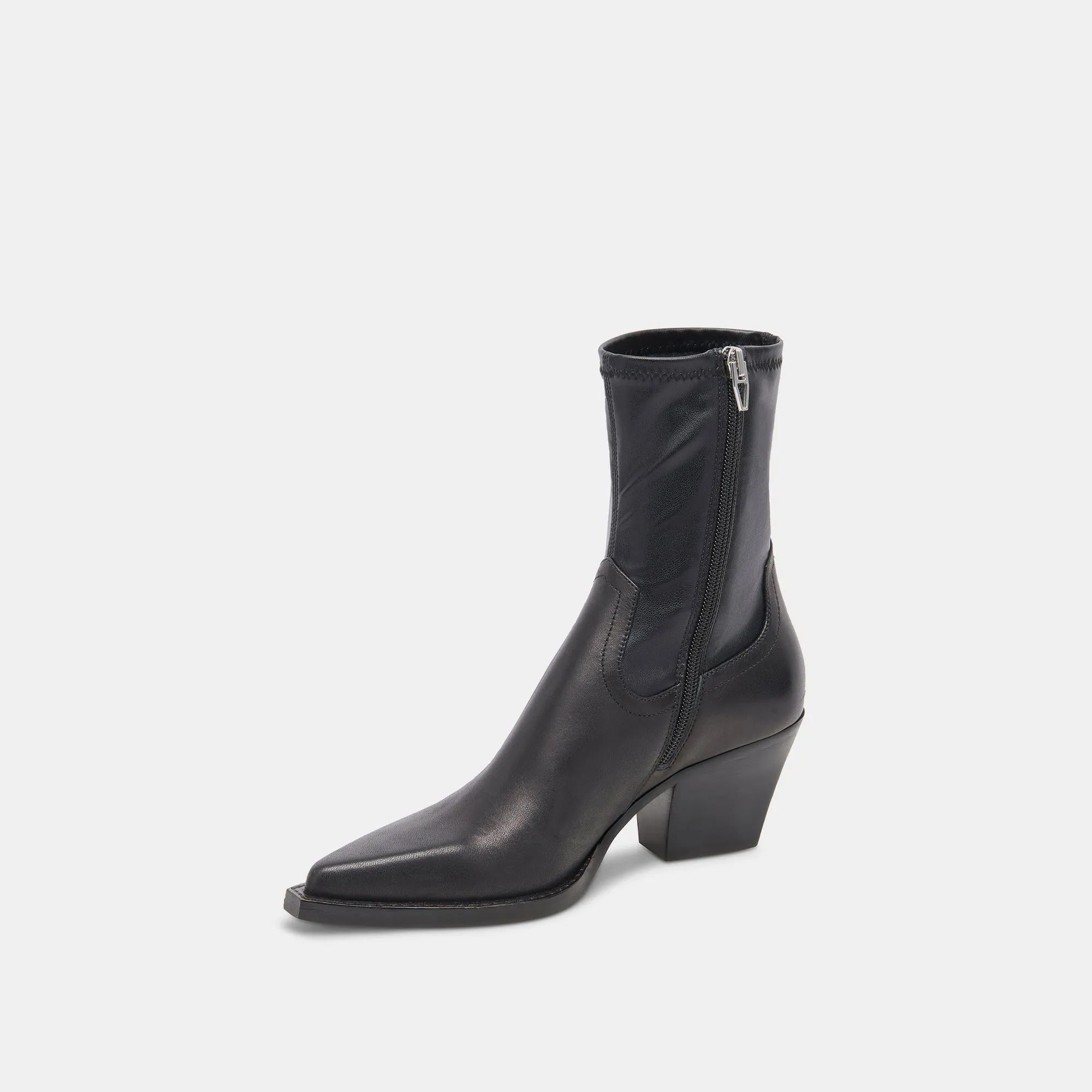 RUTGER WIDE CALF BOOTS BLACK LEATHER Daily Rugged