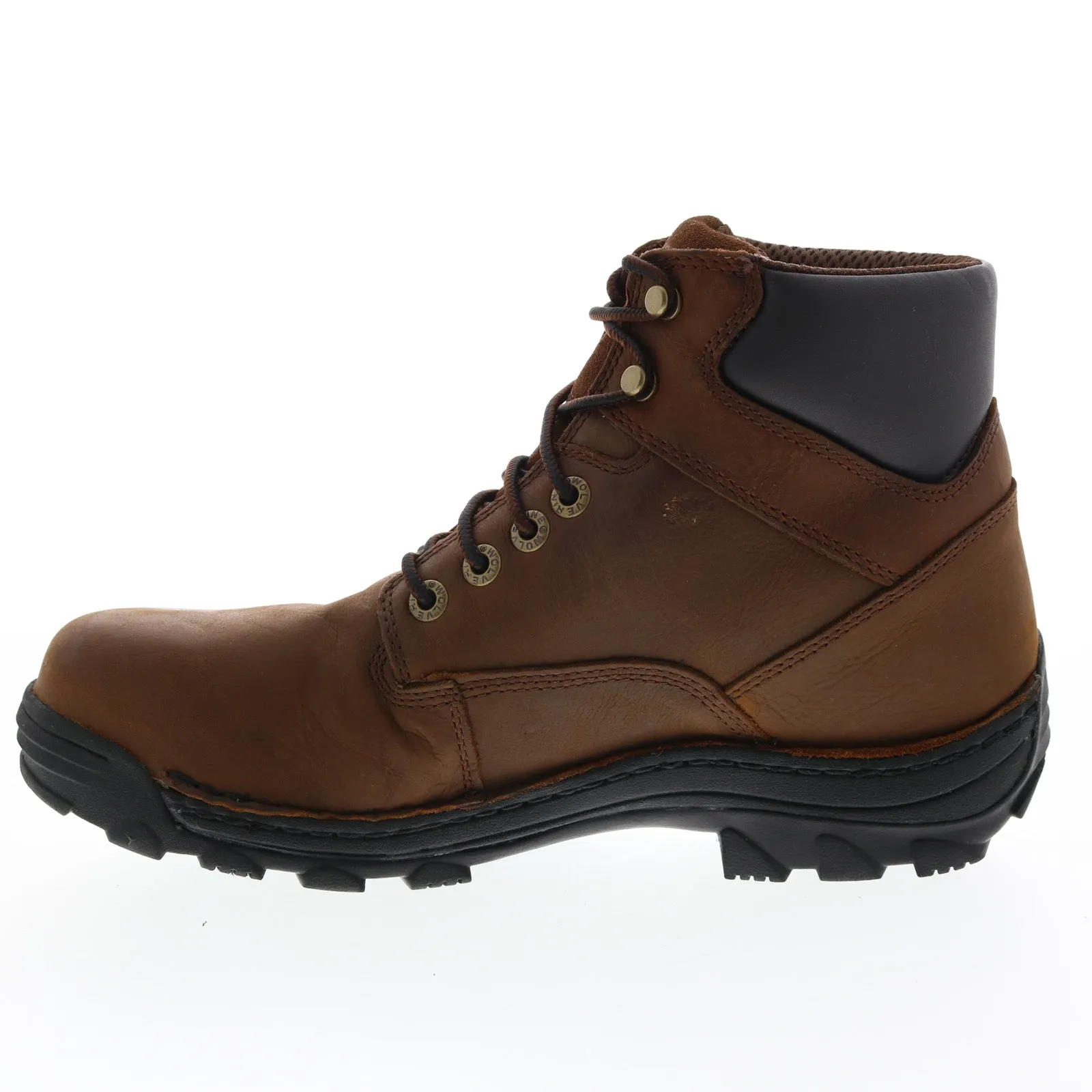 Wolverine Durbin Waterproof Steel Toe 6" W05483 Mens Brown Work Boots Comfort Fit