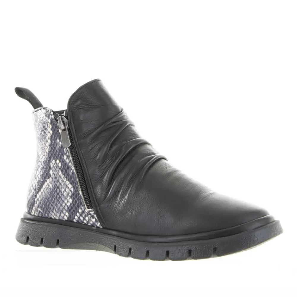 Odor-resistant Structured chic LE SANSA RUBEL BLACK PRINT