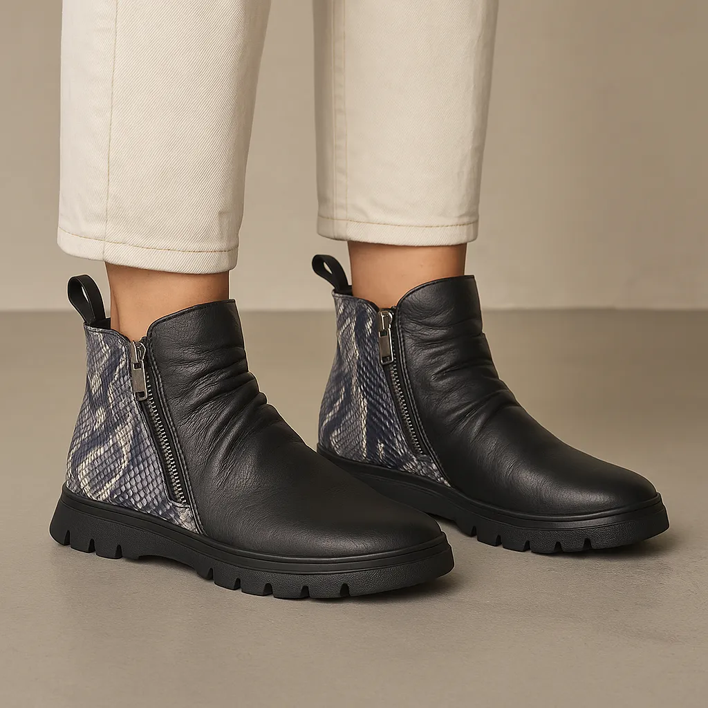 city dwellers' casual shoes LE SANSA RUBEL BLACK PRINT