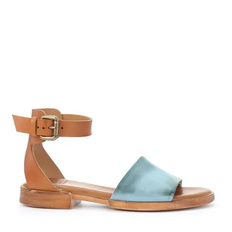 Flexible List Leather Ankle Strap Sandals