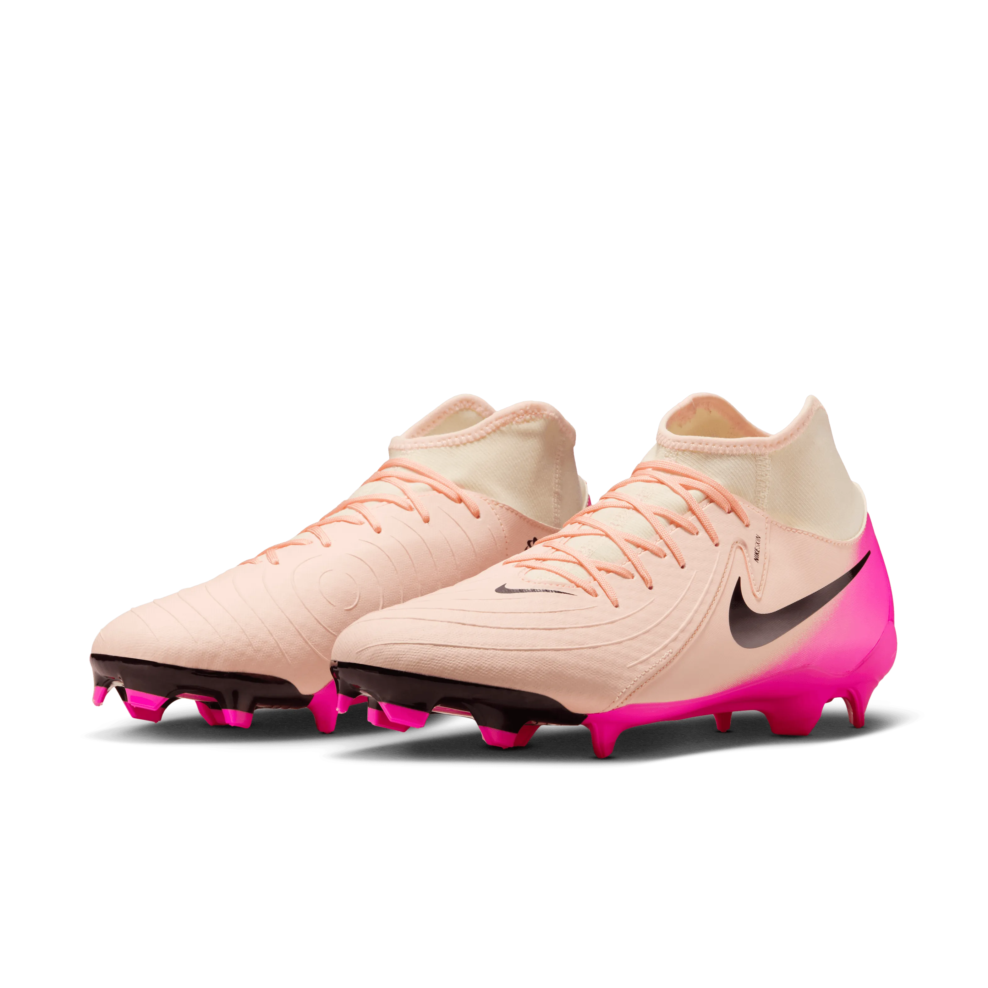 Comfort Midsole River Cross Nike Phantom Luna 2 Academy FG/MG Football Boots (Crimson Tint/Black/Pink Blast)