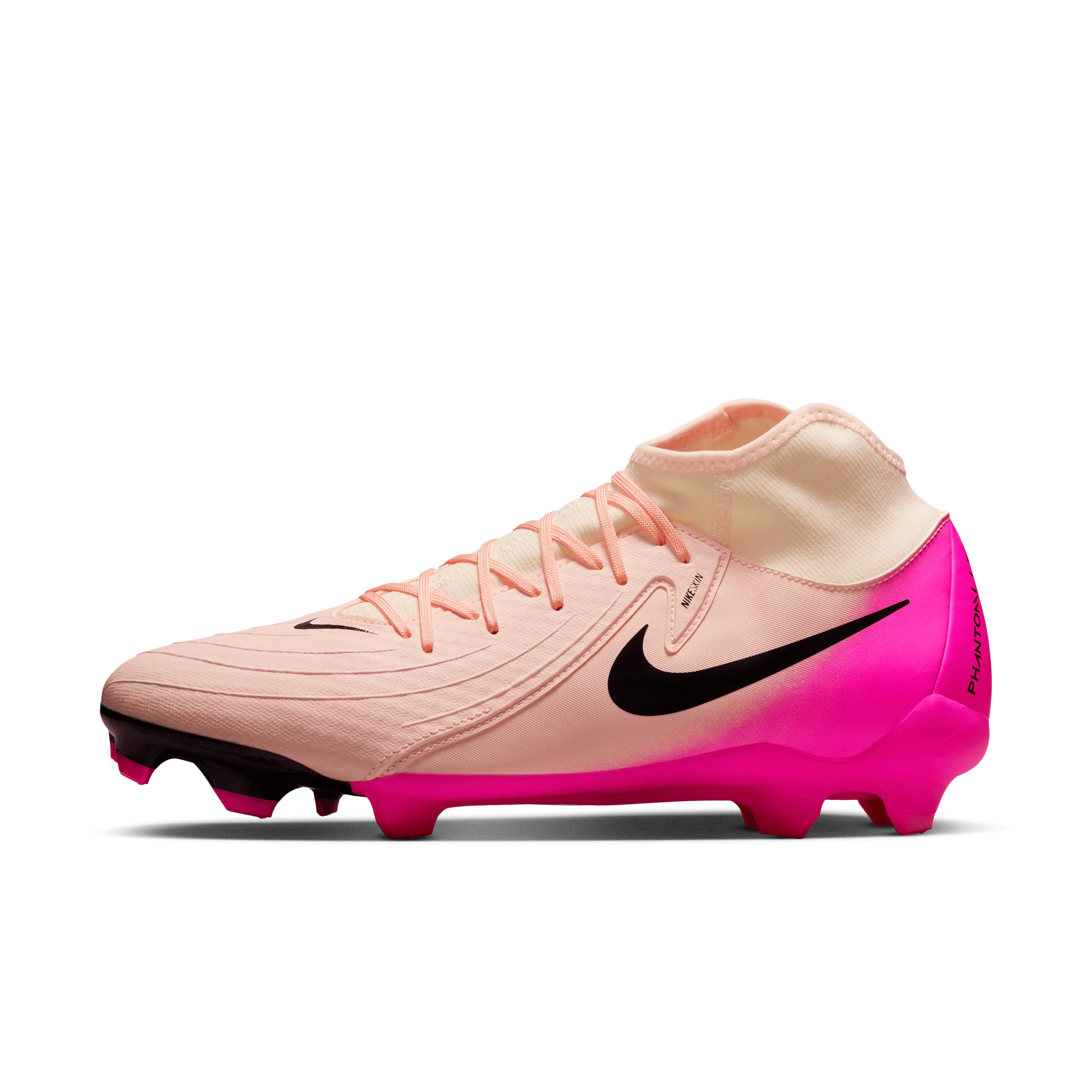 Spanish Bold Race day Nike Phantom Luna 2 Academy FG/MG Football Boots (Crimson Tint/Black/Pink Blast)
