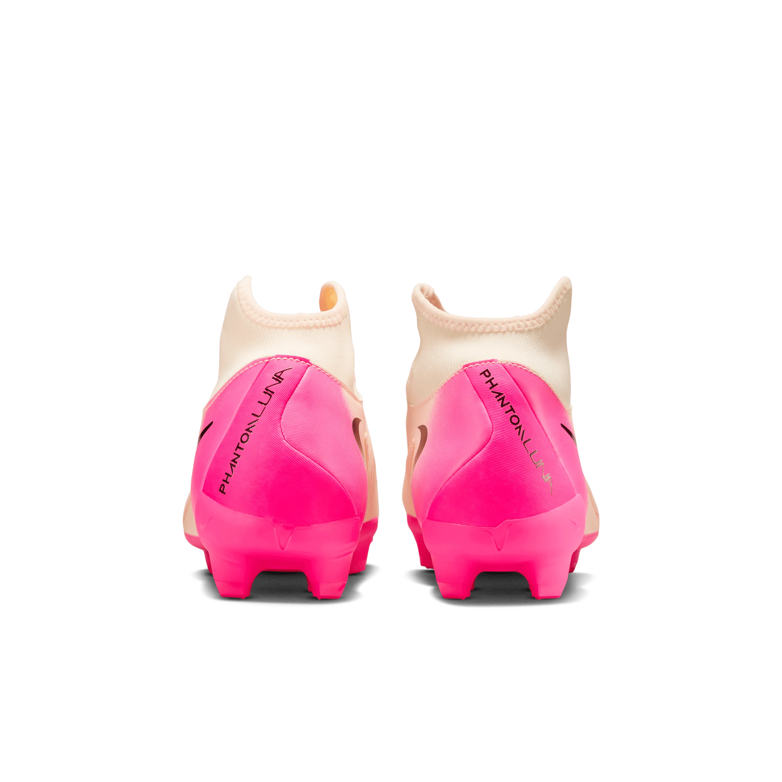 Nike Phantom Luna 2 Academy FG/MG Football Boots (Crimson Tint/Black/Pink Blast) Wide Base