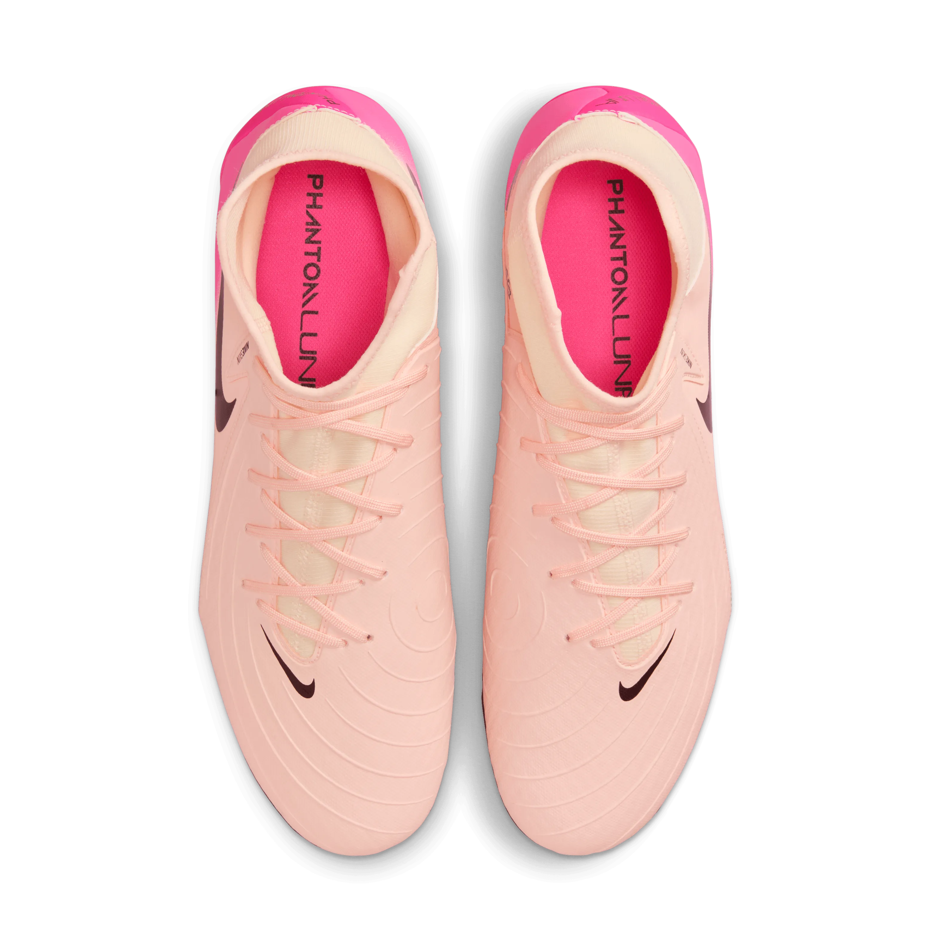 Queen Fit Court Grip Nike Phantom Luna 2 Academy FG/MG Football Boots (Crimson Tint/Black/Pink Blast)